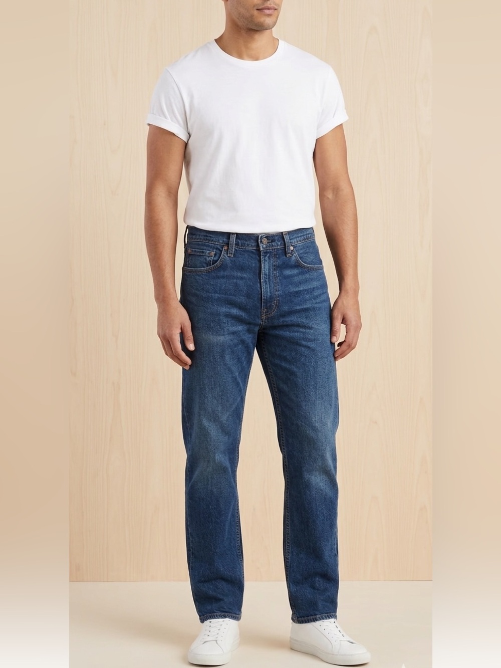 Levi's 505 Classic Men's Dark Blue Jeans Size 36X34